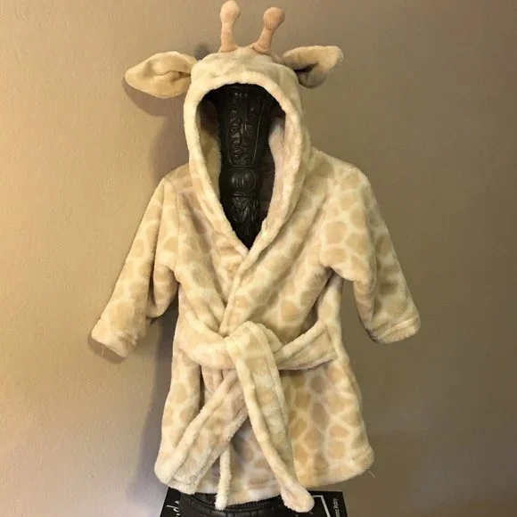 HUDSON BABY Soft Plush Baby Bathrobe  |  0-9M - Picture 2 of 8